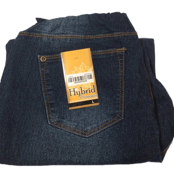 Hybrid & Company Skinny Stretch Maternity Jeans L *NWT* - Picture 5 of 5
